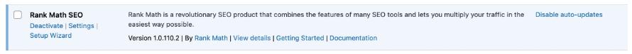 WordPress SEO插件Rank Math安装教程