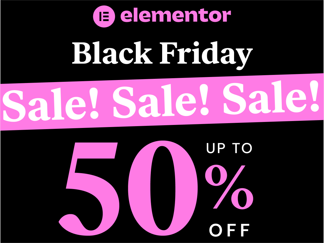 Elementor黑五大促