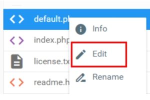 文件管理器编辑选项