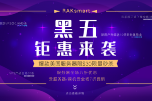 RAKsmart黑五