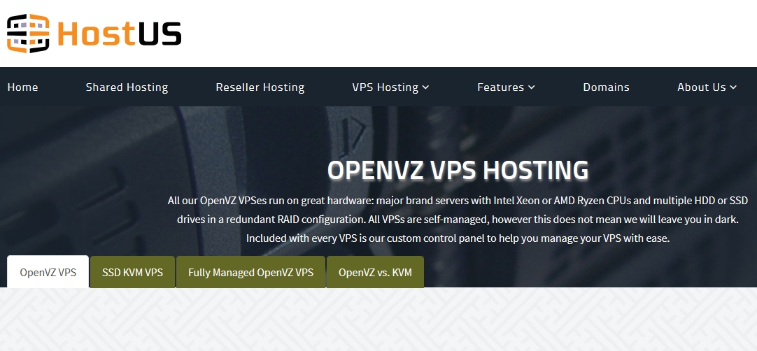 HostUS香港VPS
