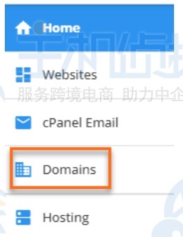 “域”选项卡