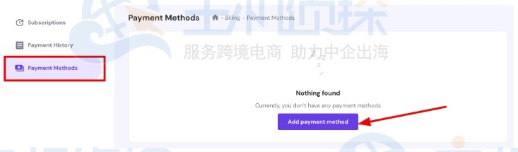 添加付款方式