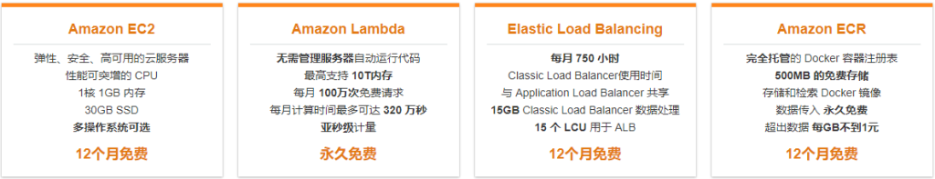 亚马逊云科技企业级云产品