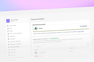 Shopify全新税务管理平台