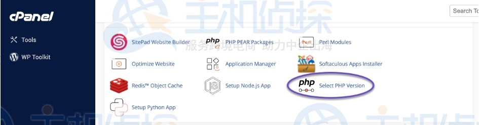 选择PHP版本