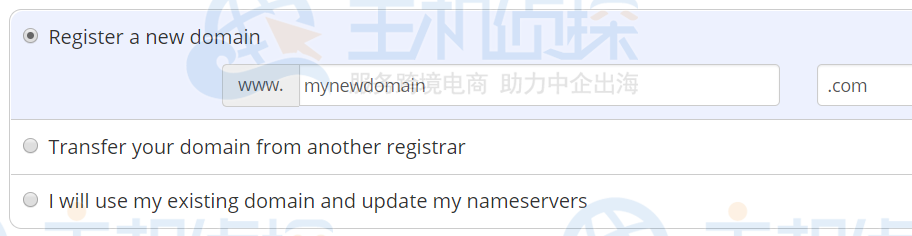 域选项