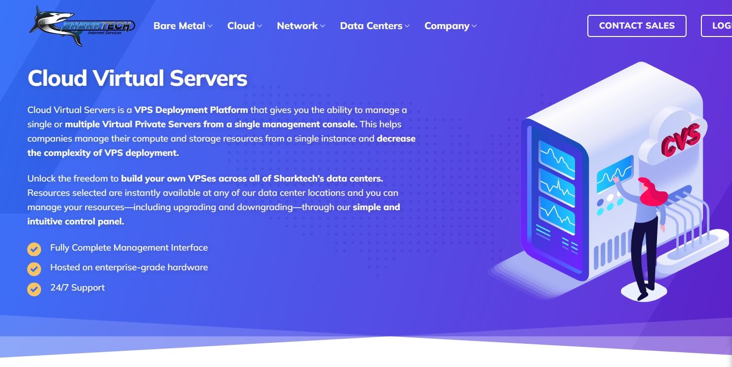 SharkTech高防VPS