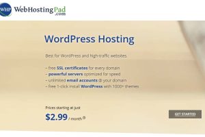WebHostingPad WordPress主机