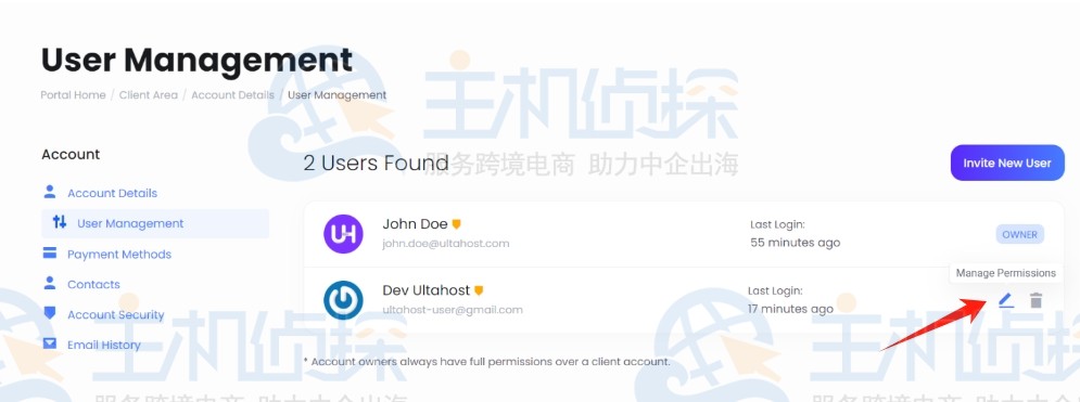 管理用户权限