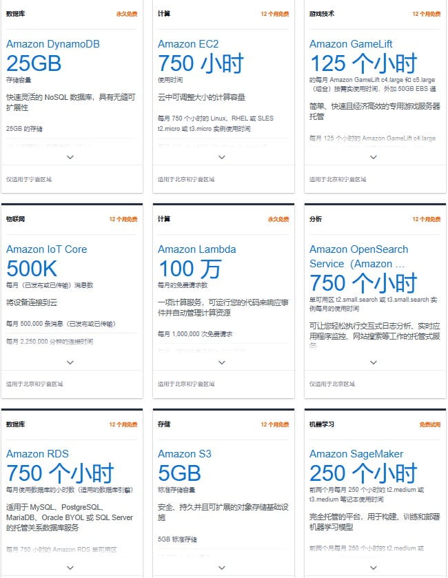 亚马逊云科技