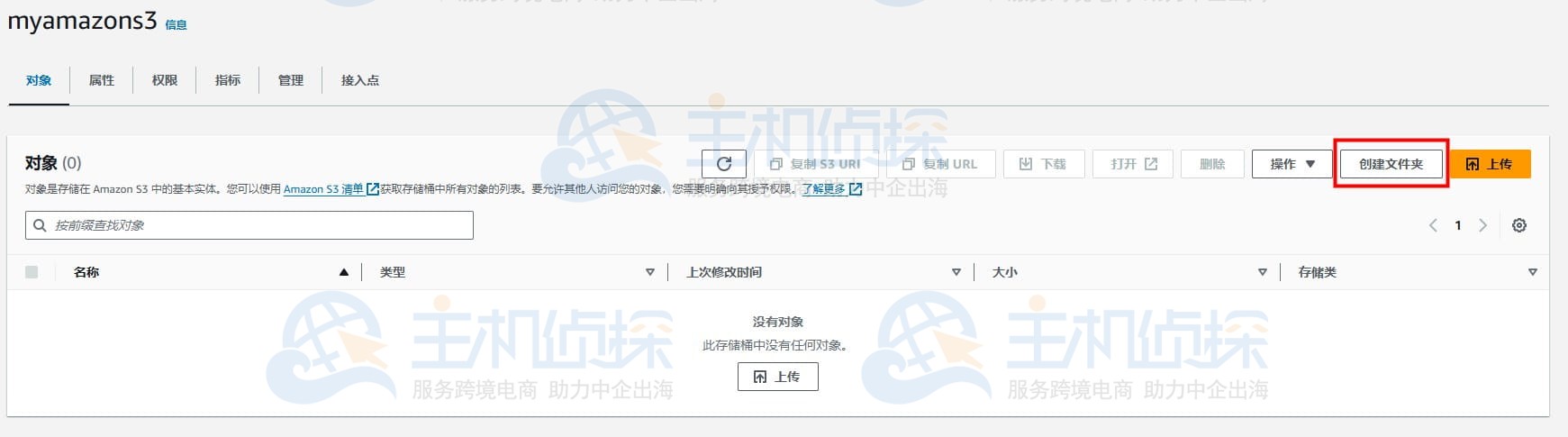 亚马逊Amazon S3存储桶