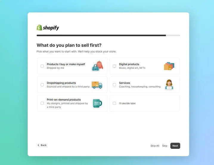 注册Shopify账号