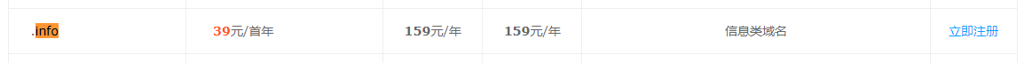 .info域名