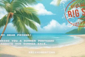 FriendHosting夏季活动