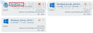 点击正在运行的 WordPress 实例