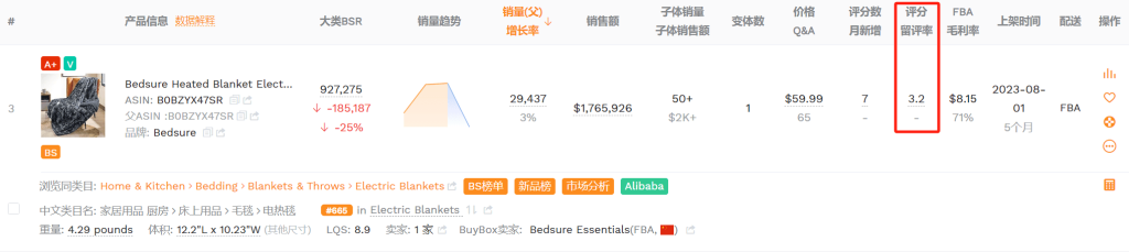 卖家精灵选品