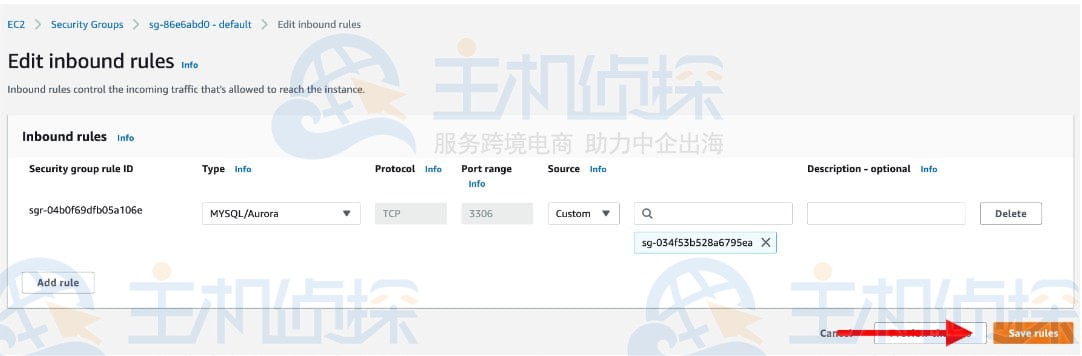 配置Amazon RDS数据库