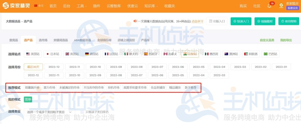 选产品
