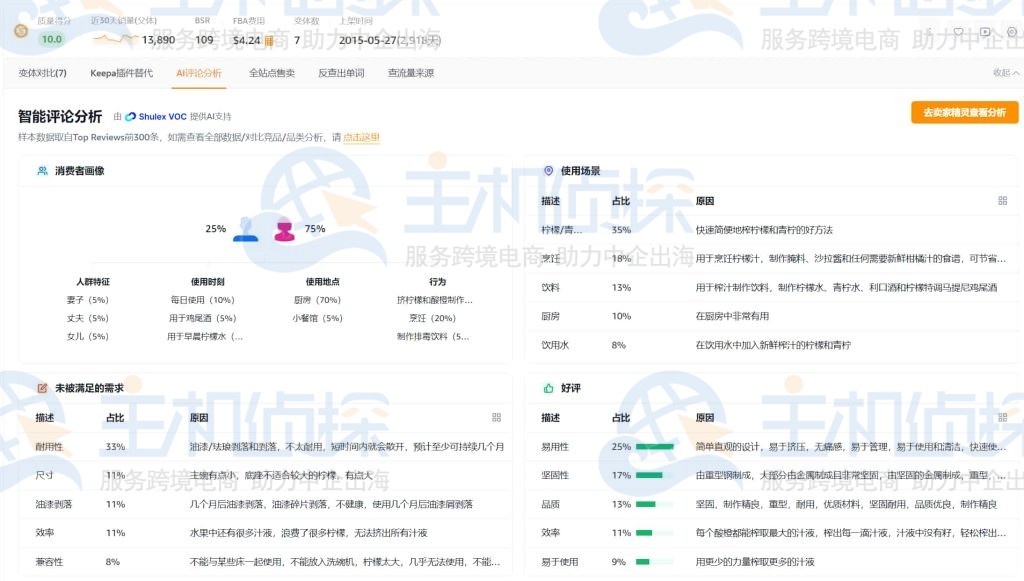 AI评论分析