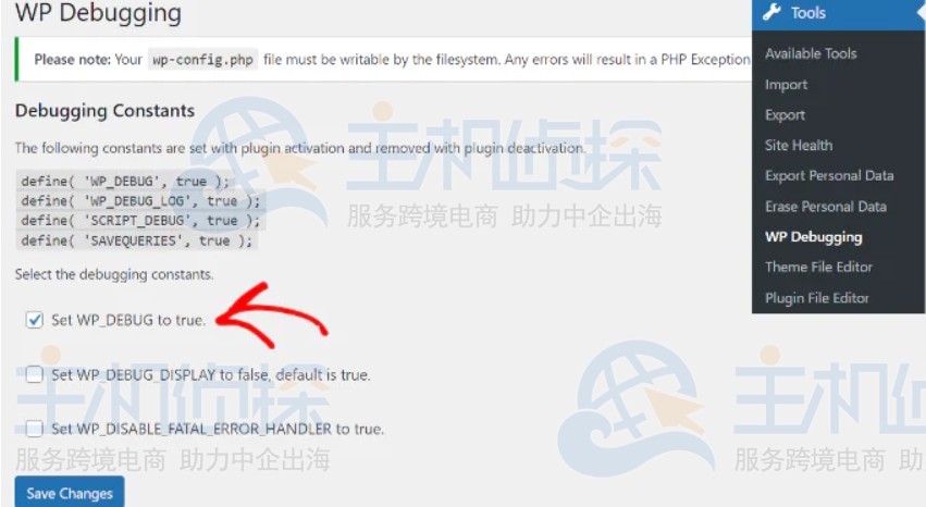 WP Debugging插件