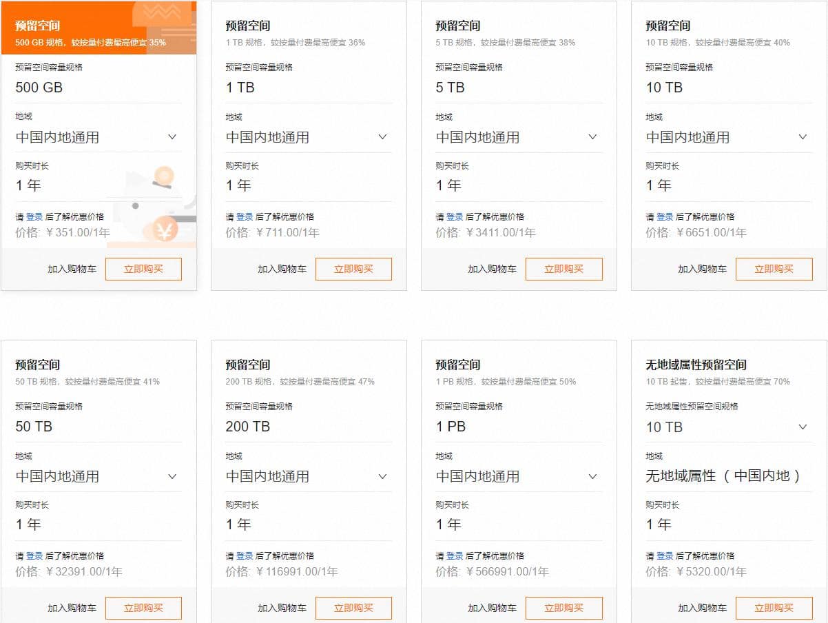 阿里云云存储服务器