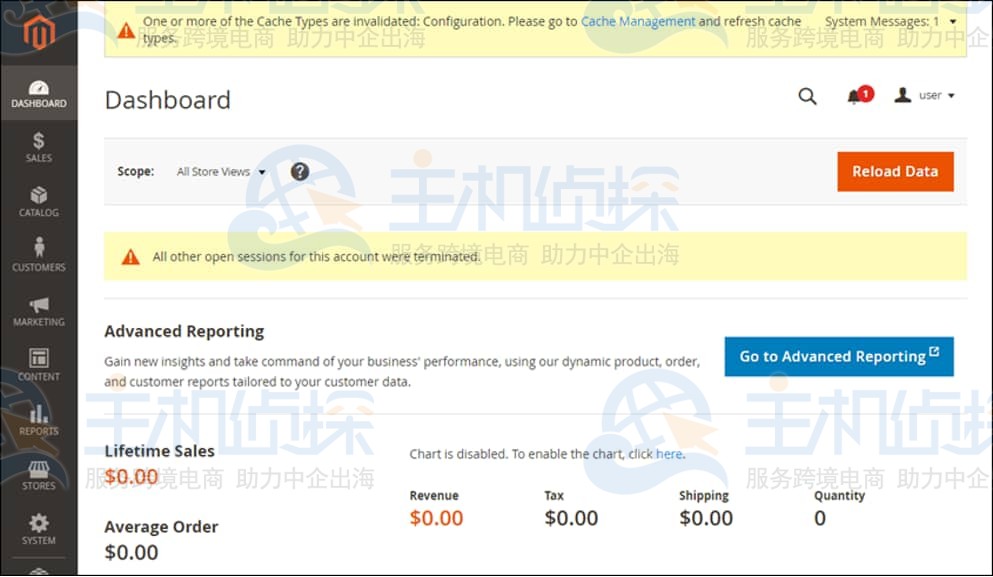 管理界面