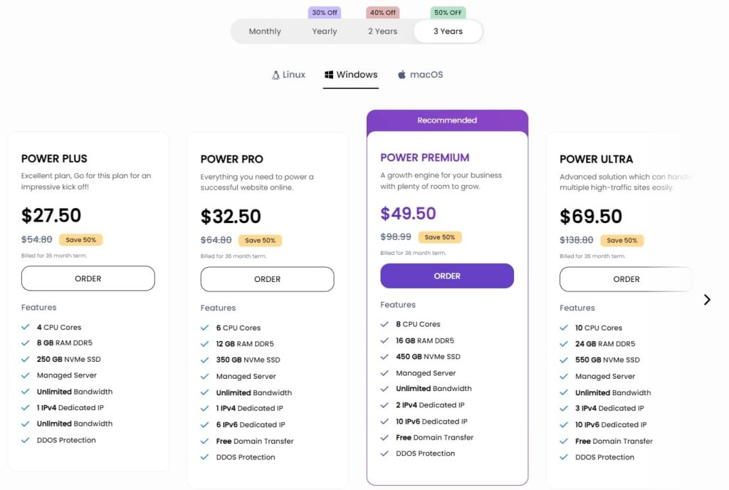 Ultahost VDS方案