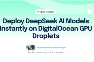 DigitalOcean GPU Droplets部署DeepSeek AI