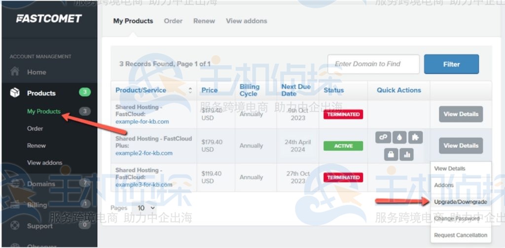 FastComet降级方案
