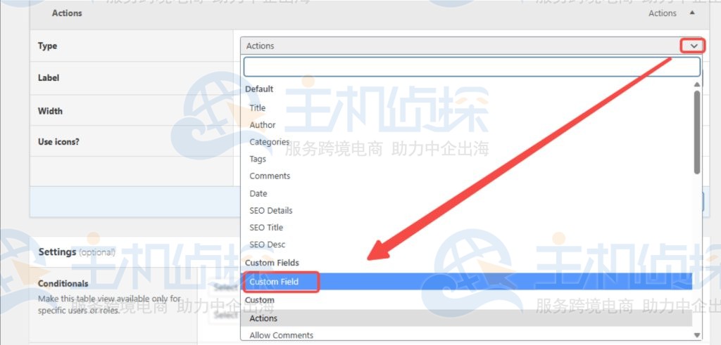 自定义字段