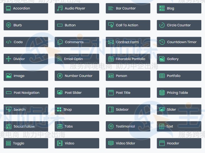 Divi主题内容模块