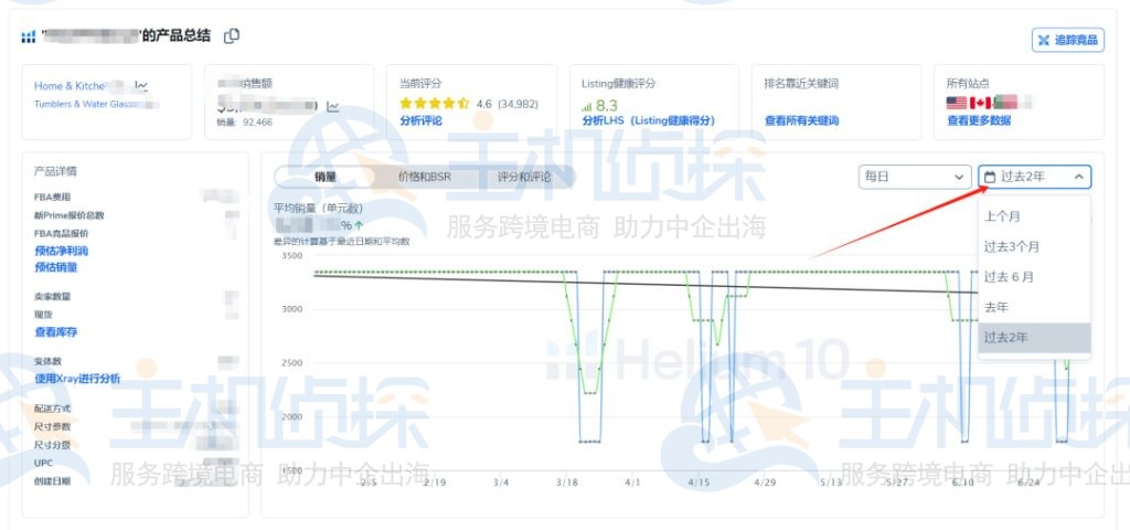 时间选项卡