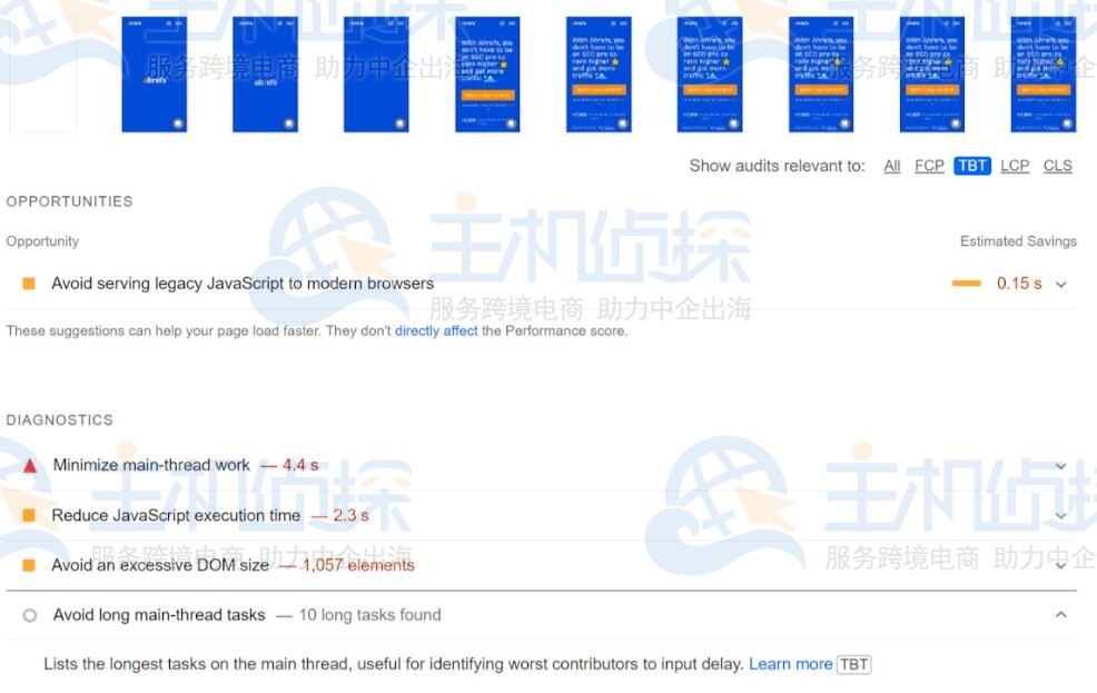 首次输入延迟（FID）