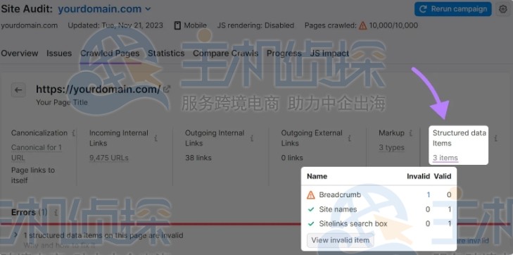已经存在的shopify架构检查
