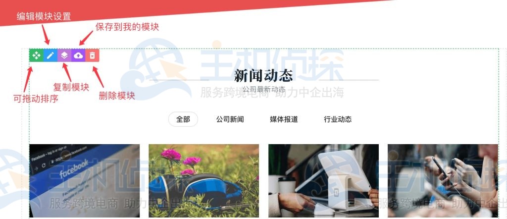 模块工具选项