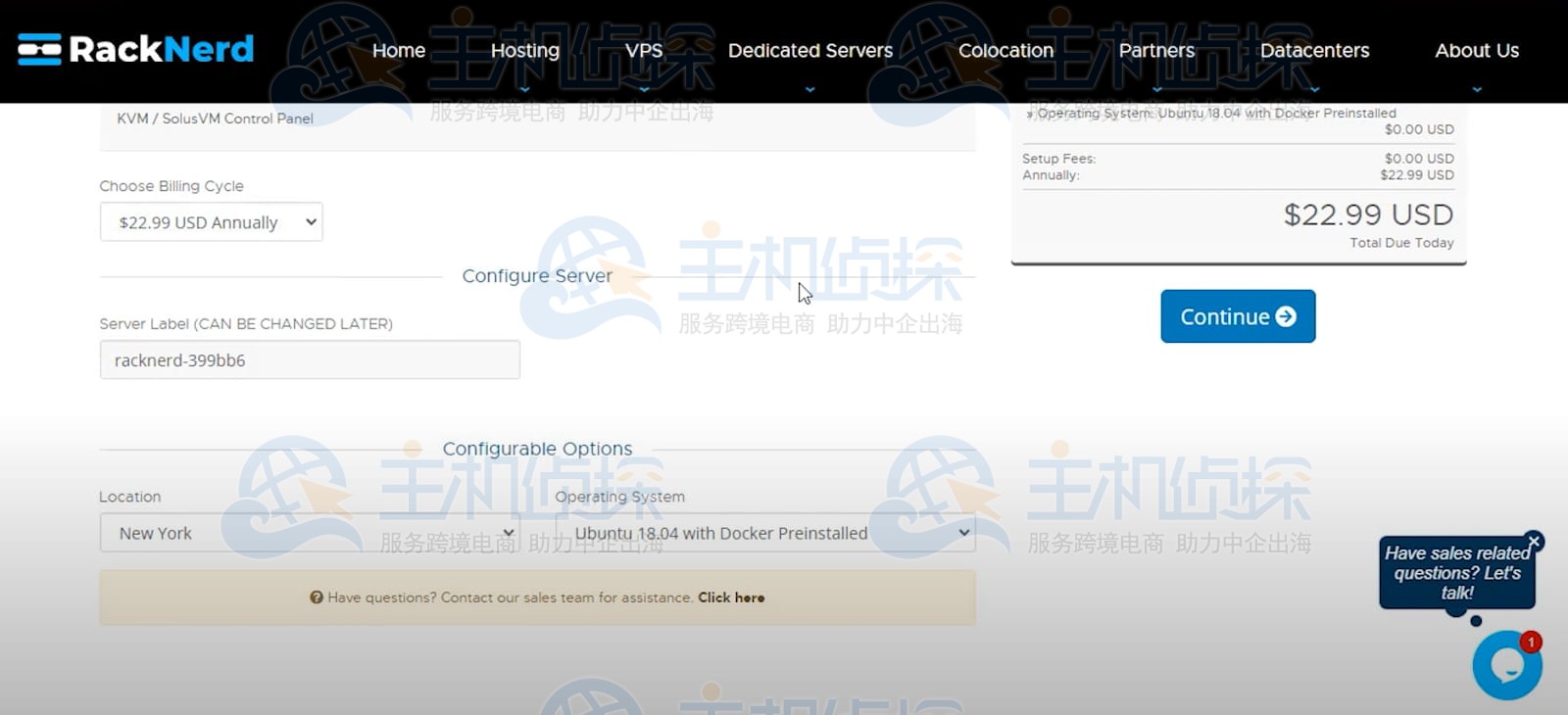 RackNerd KVM VPS配置
