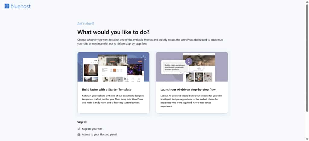 选择人工智能网站创建者