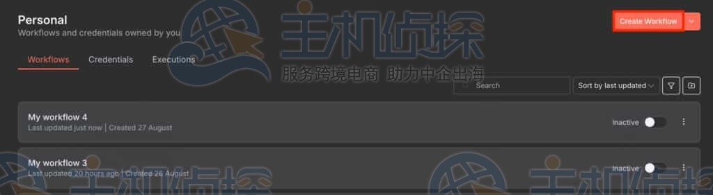 登录n8n