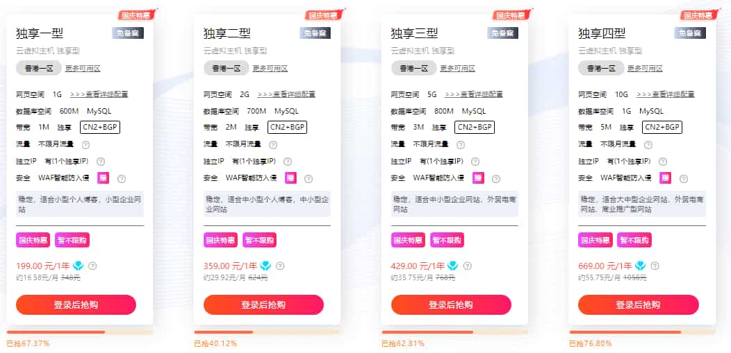 香港云虚拟主机