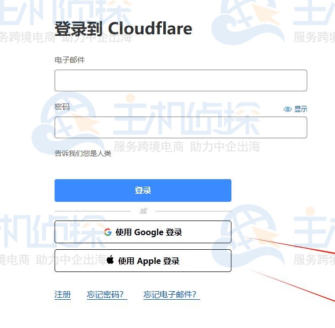输入你的网站域名