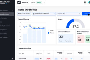 SEMrush Enterprise上线站点智能