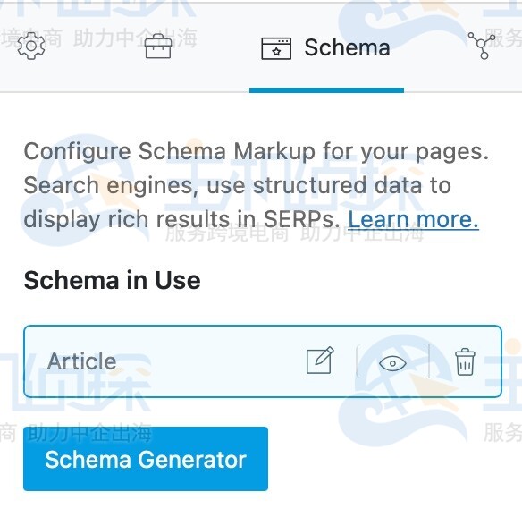 显示默认的 Schema 类型