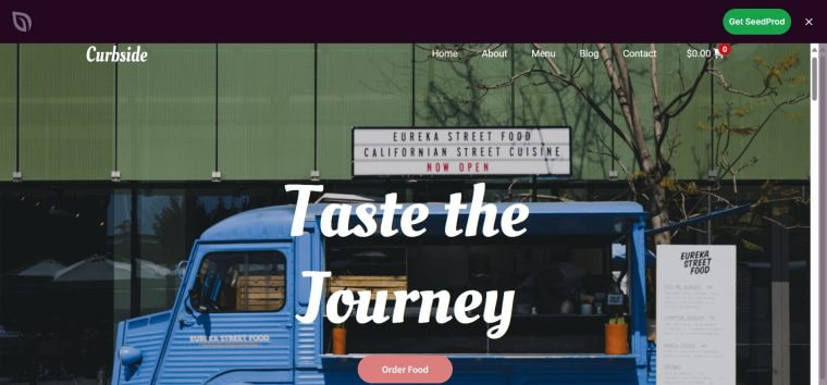 WordPress餐厅主题推荐SeedProd