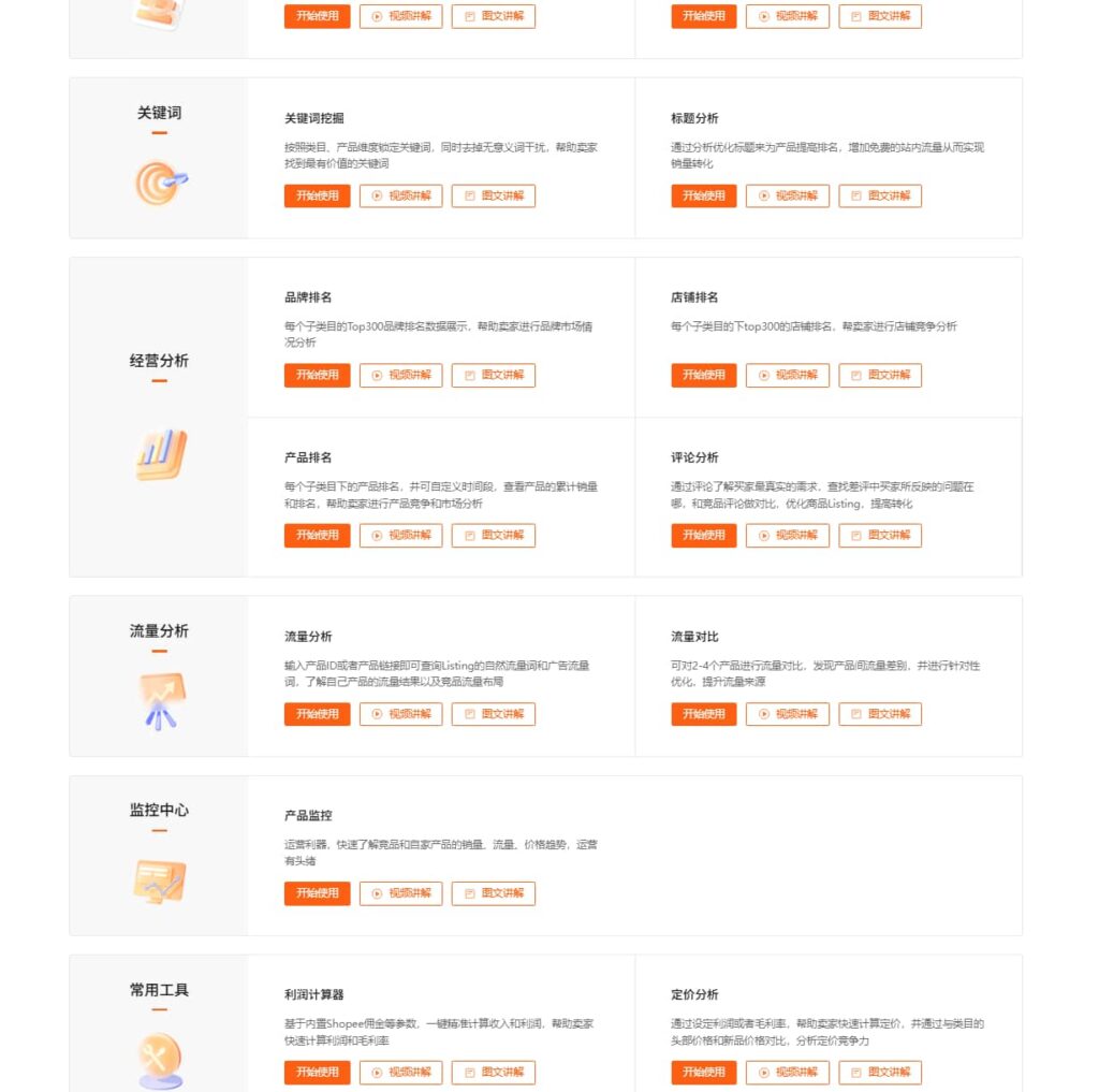 虾多拉Shopdora界面