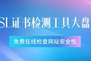 SSL证书检测工具