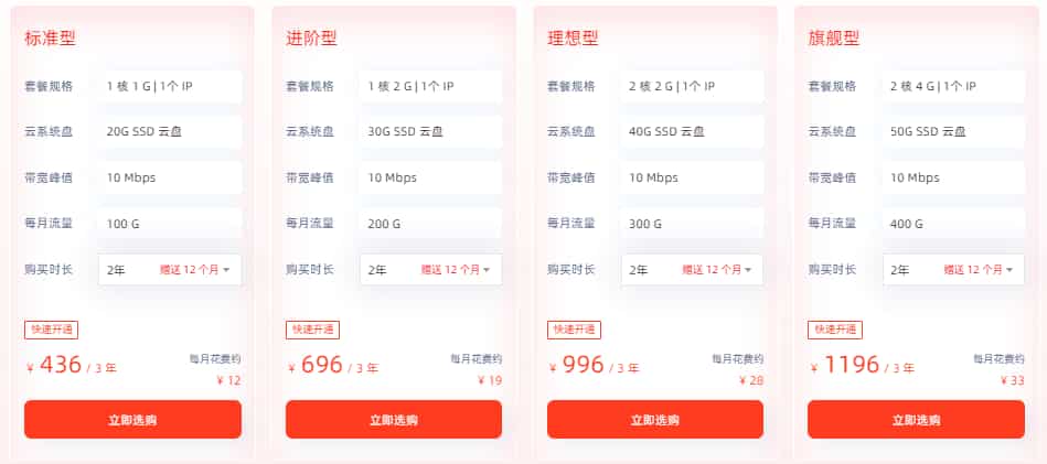 中国香港轻量云服务器