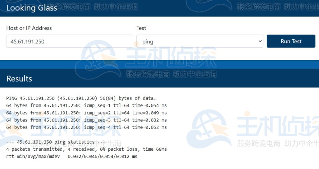BuyVM迈阿密Looking Glass测试