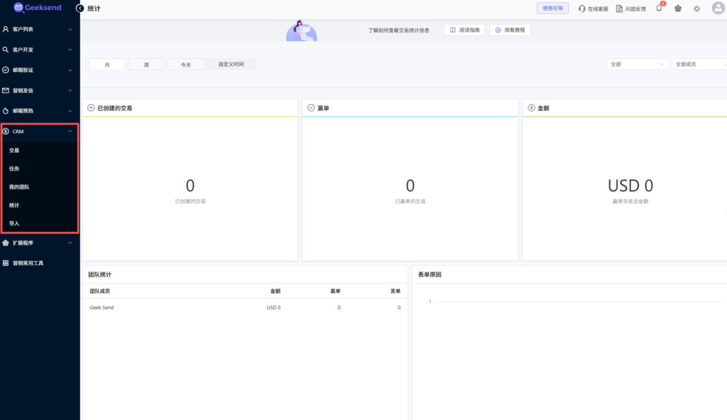 Geeksend外贸CRM工具