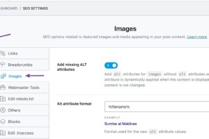 Rank Math SEO图像部分